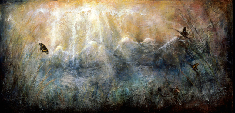 On the Wing of Light painting